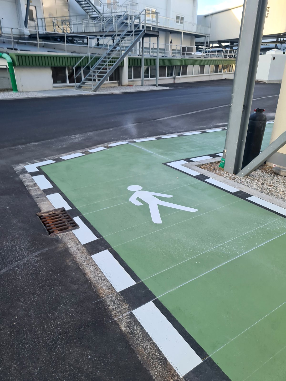 Bodenmarkierung Projekt 8